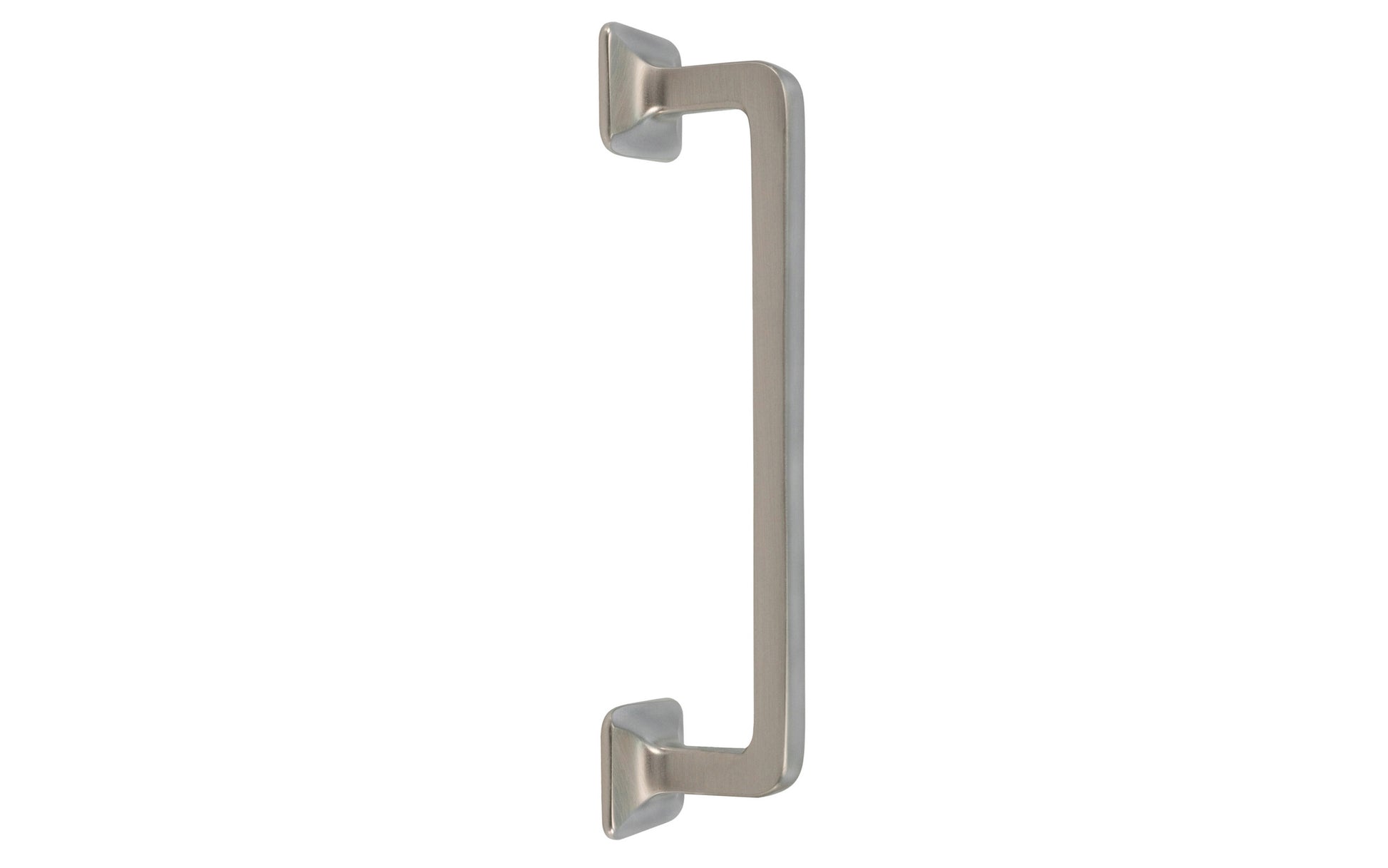 Vintage-style Hardware · Classic Solid Brass Handle Pull ~ 4" On Centers. Mission-Style / Arts & Crafts style. Brushed nickel finish. 4" center to center pull. solid brass kitchen cabinet pull. Drawer pull handle. Authentic reproduction hardware.