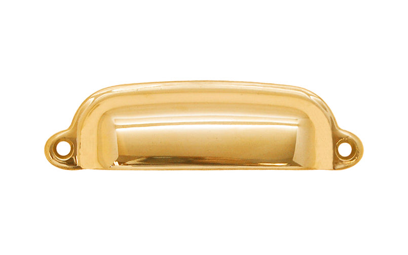 Vintage-style Hardware · Classic Solid Brass Bin Pull ~ 3-3/8