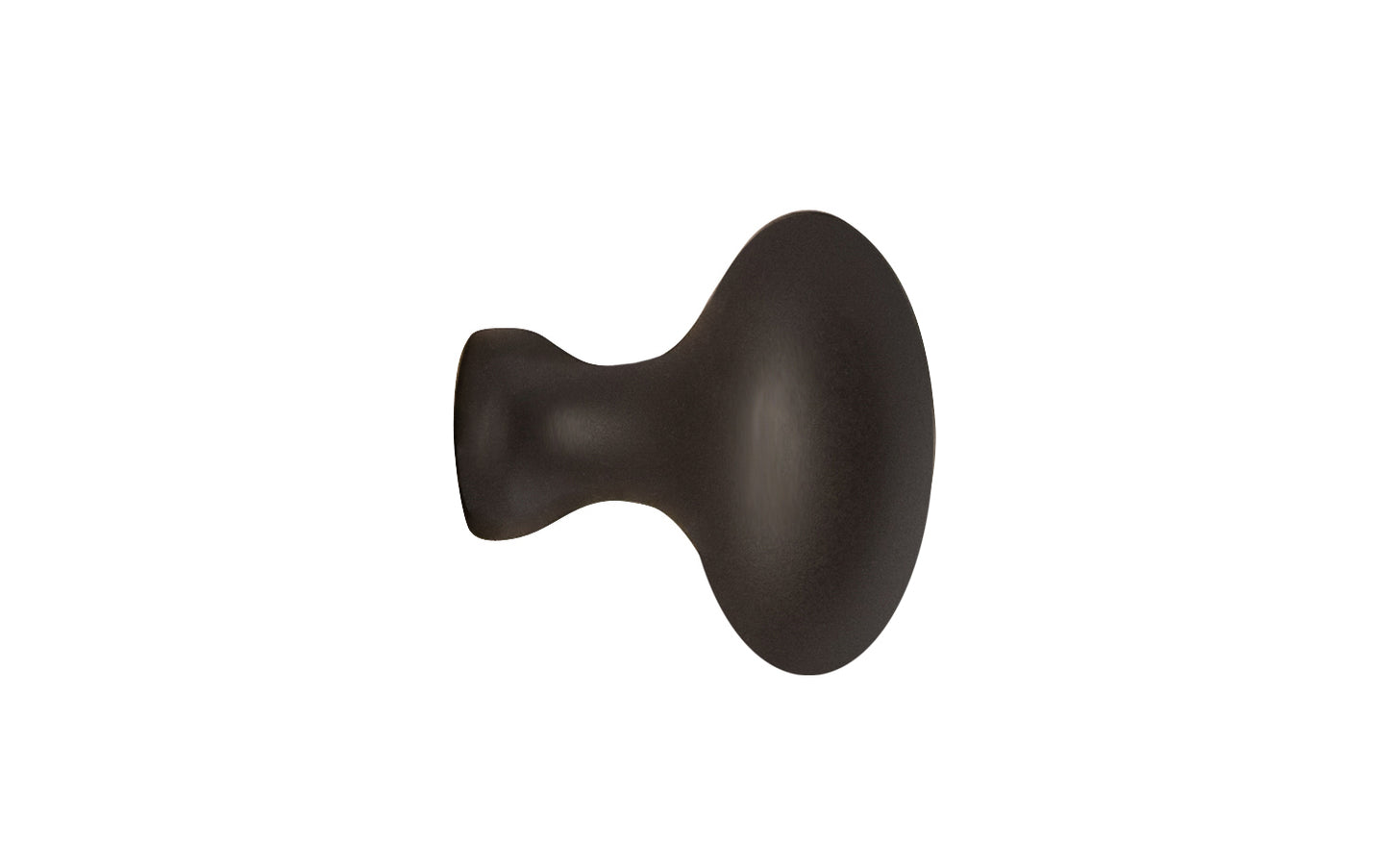 Vintage-style Hardware · Classic & Traditional Solid Brass Cabinet Oval Knob. 1" length size knob. Quality solid brass core, this stylish knob has a smooth & weighty fee. May be mounted vertically or horizontally. Great for kitchens, bathrooms, on furniture, cabinets, drawers, small doors, cabinet doors. Oil Rubbed Bronze finish.