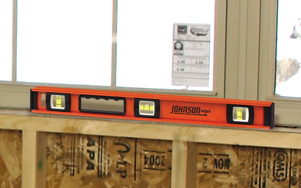 Johnson Level 24 Heavy Duty I Beam Aluminum Level Hardwick Sons johnson-level-24-heavy-duty-i-beam-aluminum-level-hardwick-sons