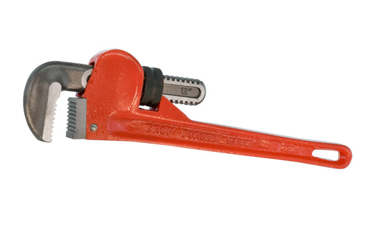Heavy Duty 12" Pipe Wrench - Drop Forged Jaws. Monkey Wrench