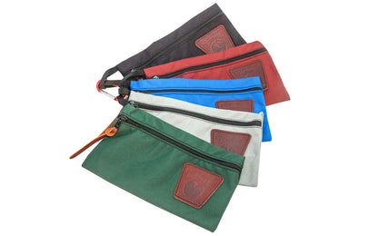 Occidental Leather Nylon Zipper Bag - Organization is a snap with "Stronghold KitBags". Use five different color pouches to instantly separate, categorize & organize your small tools, parts, fasteners, etc.  Made in USA. 759244159202 - Compact Organization Bag for tools and small parts. Model No. 1355