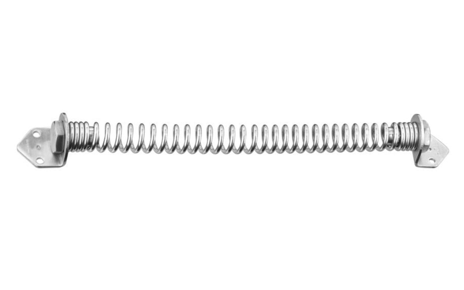 This door & gate spring is a self-closing spring designed to close doors & gates automatically. Closing tension is adjustable. Stainless steel for rust-resistant & ACQ safe - safe to use with premium woods including cedar & redwood. 14
