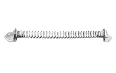This door & gate spring is a self-closing spring designed to close doors & gates automatically. Closing tension is adjustable. Stainless steel for rust-resistant & ACQ safe - safe to use with premium woods including cedar & redwood. 14" length.