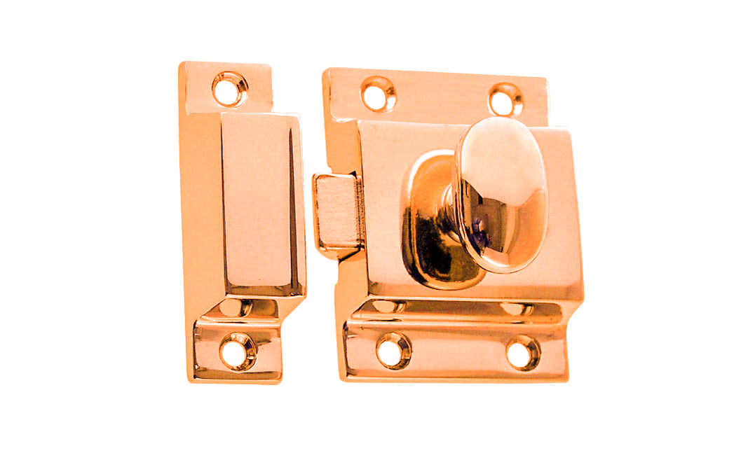 Solid Brass Cupboard Cabinet Latch ~ Large Size