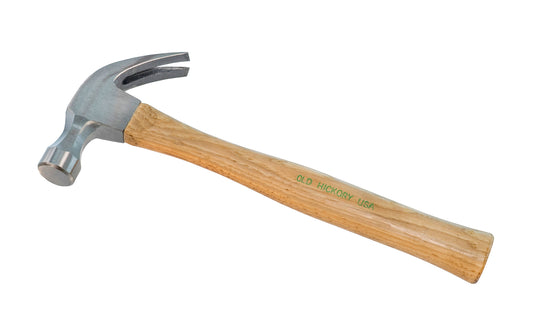 16 oz Smooth Face Claw Hammer with Hickory Handle. 15-1/2" overall length. E-16-R