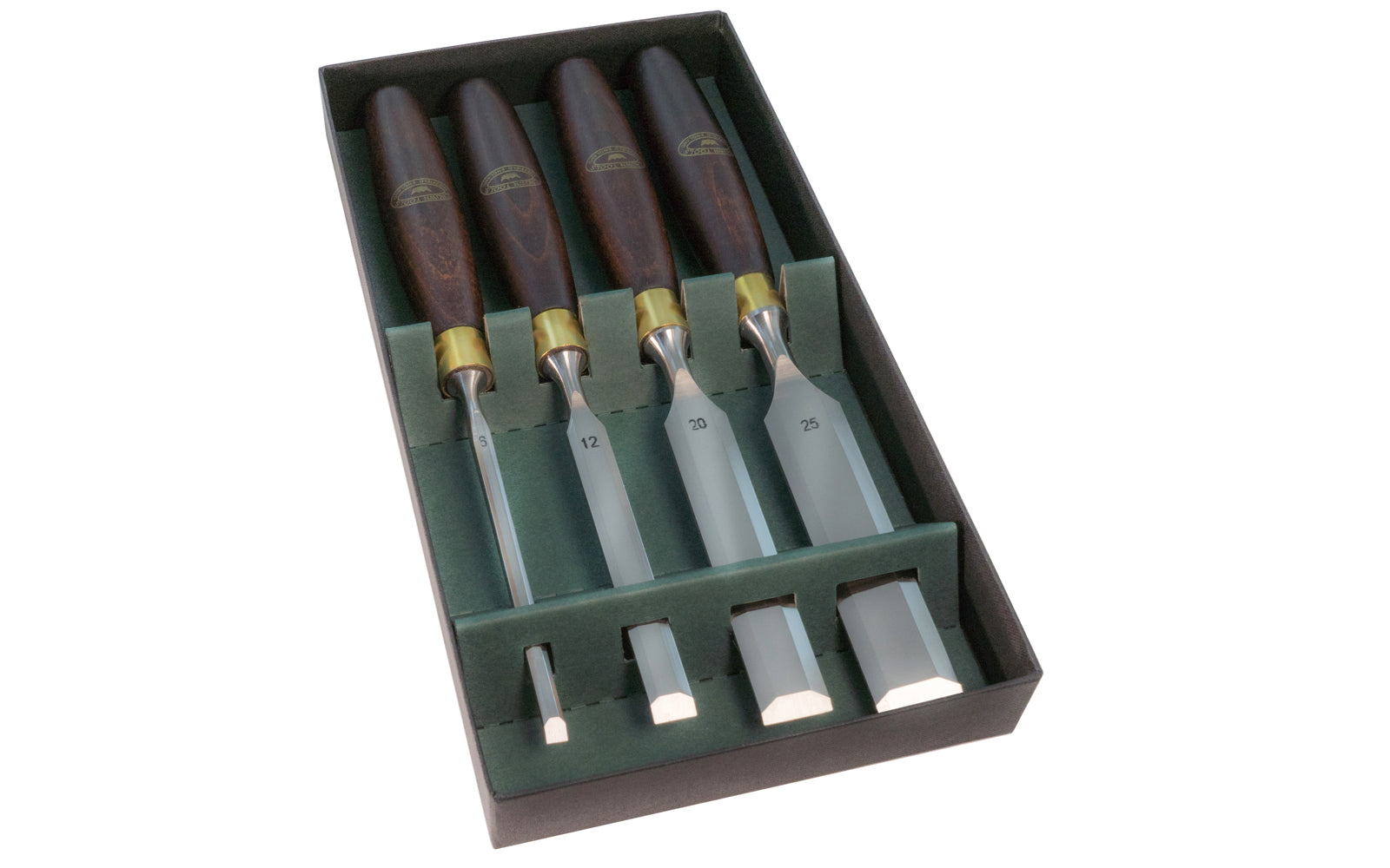 Crown Tools 4-Piece Chisel Set - 1/4