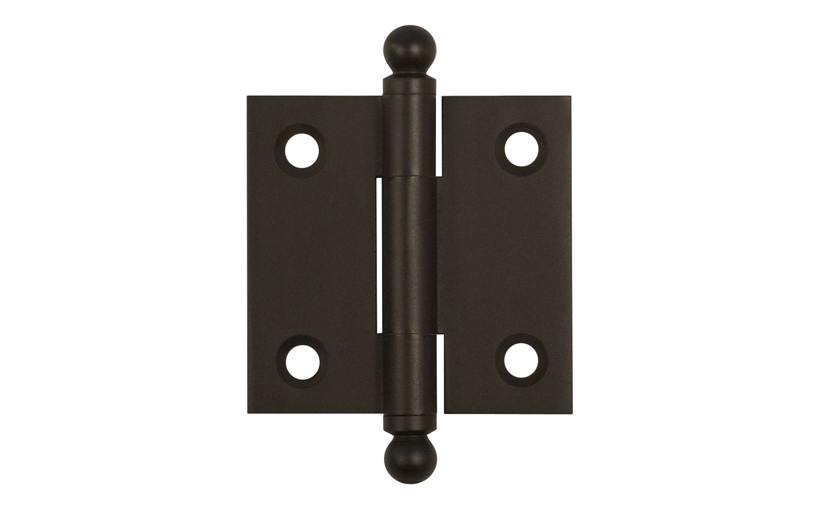 Classic Solid Brass Ball-Tip Cabinet Hinge ~ 1-1/2
