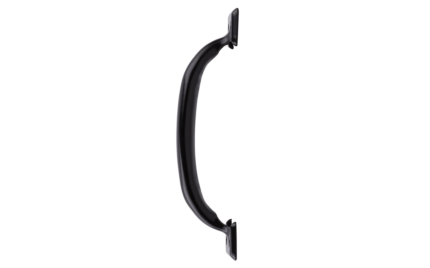 This black finish utility pull is designed for general use on drawers, doors, & a variety of other applications. Includes fasteners. Made of steel material with black finish. Available 5-3/4" overall size & 6-1/2" overall sizes.