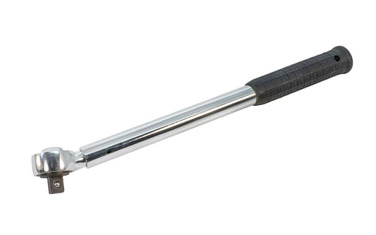 20" Extendable Ratchet Handle Bar- 1/2" Dr. High torque handle for socket sets. Chrome Vanadium Steel. Telescopic handle bar. Rubberized cushion handle. Model No. 18413200.