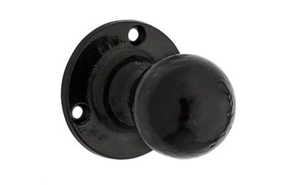 This decorative gate knob is designed for opening gates, sheds & doors. Black finish for style & durability. Mounting hardware included for easy installation. Decorative gate knob is fixed mounted. National Hardware Catalog Model No. N166-002. 886780029413