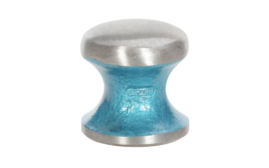 Picard Anvil Block ~ No. 252/35. Designed for professional planishing tool for repairing, tuning, customizing & restoring cars & motorcycles. Blue hammer effect enamel. Long pattern. 1-1/2 lbs weight.  Made in Germany.  4016671010145