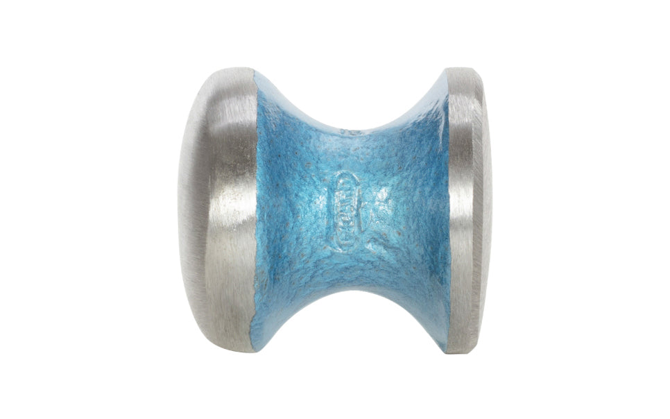 Picard Anvil Block ~ No. 252/35. Designed for professional planishing tool for repairing, tuning, customizing & restoring cars & motorcycles. Blue hammer effect enamel. Long pattern. 1-1/2 lbs weight.  Made in Germany.  4016671010145
