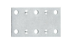 These 2-1/2" x 1-3/8" zinc plated mending plates are for reinforcing, attaching, connecting & splicing panels & industrial applications. Made of steel material with a zinc plating. 4 Pack. National Hardware Model N220-103. 038613220102. Plated to withstand weather conditions & prevent corrosion. 