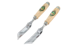 Two Cherries Pair of 45° Cranked & Skew Bevel Edge Chisels - 26 mm