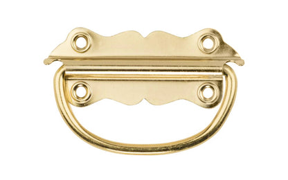 3-1/2" Brass Plated Steel Chest Handles - 2 Pack. These 3-1/2" chest handles are made of steel material with a brass plated finish. Designed for smaller chests & boxes. Sold as two handles in pack. National Hardware Model No. N213-421. 038613213425