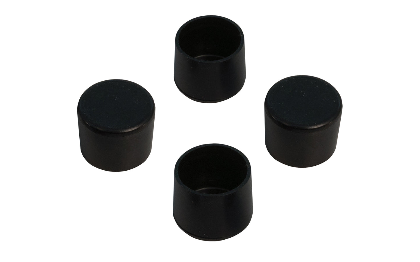 3/4" Black Plastic Leg Tips