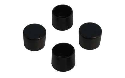 3/4" Black Plastic Leg Tips