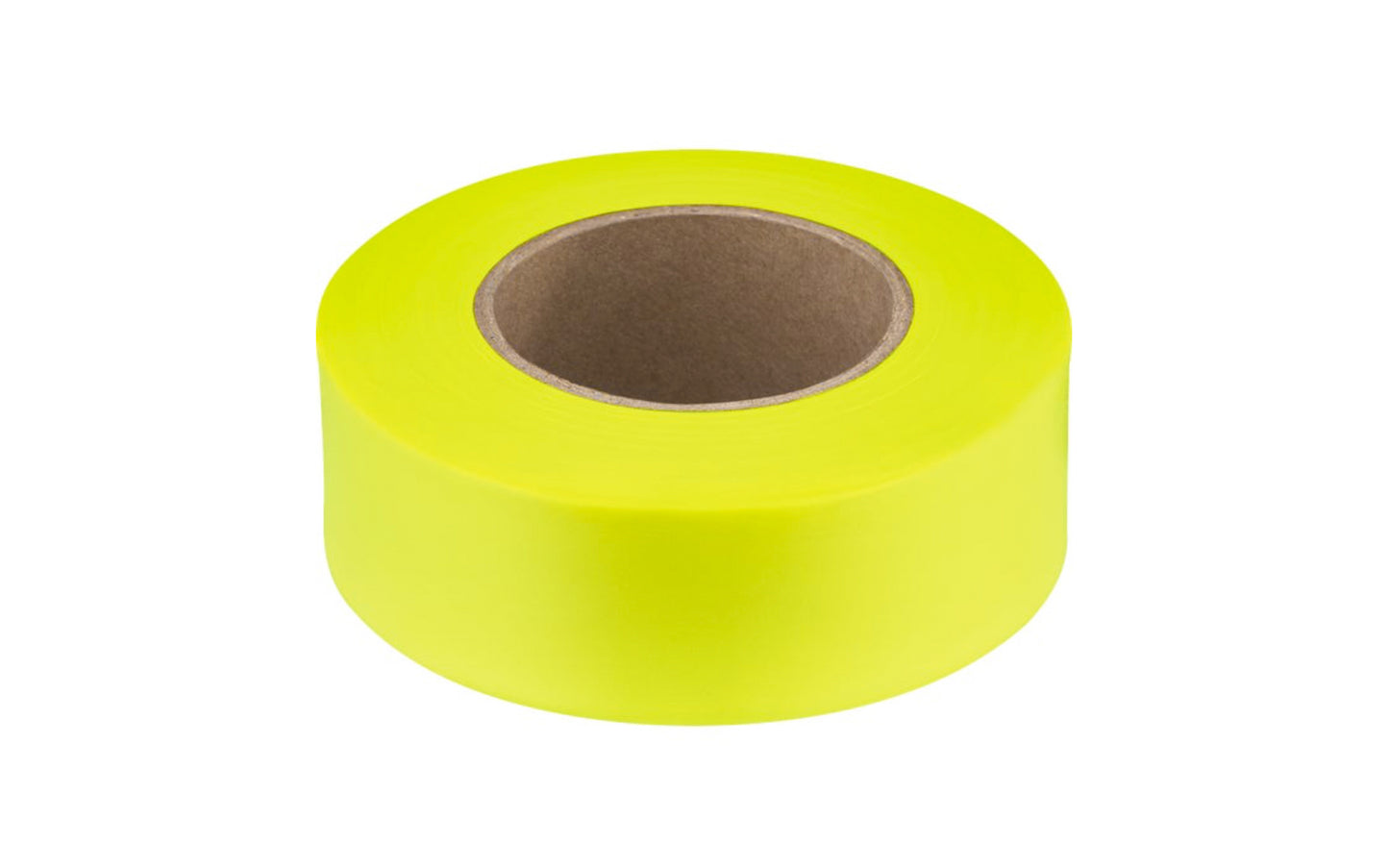 This Empire Fluorescent Yellow Color Flagging Tape 1" x 200' is durable plastic tape that remains pliant in cold weather. Easy to tear & tie off. Tape is ideal for surveying projects, marking trails, & similar tasks, etc.  Model 77-004. 015812770041