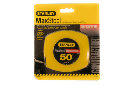 Stanley MaxSteel 50' Tape Measure ~ 34-404.  Made in USA.