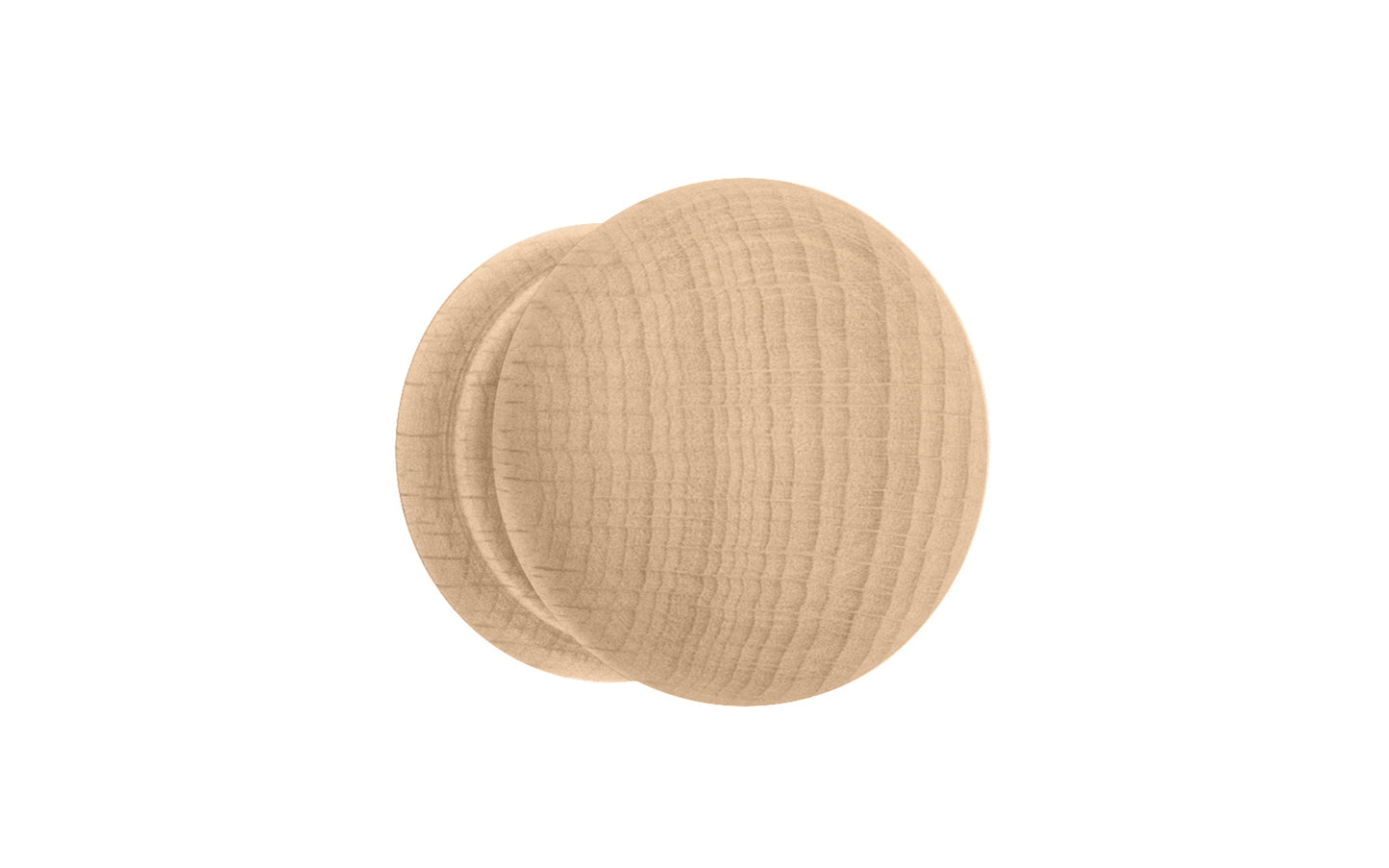 Traditional & Classic Shaker Beech Knob with Tenon. Made of unfinished solid beech wood, these wood knobs have a smooth & attractive look & feel. Wooden shaker knob for cabinets, drawers, & furniture. Old style Beechwood Shaker Knob. Wood Shaker Cabinet Knob. 1-3/8" diameter size knob.