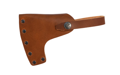 Gränsfors Bruk grain leather sheath is designed for the Scandinavian Axe No. 430. The vegetable-tanned leather is free from heavy metals & is biodegradable.  7391765430083. Model 430C
