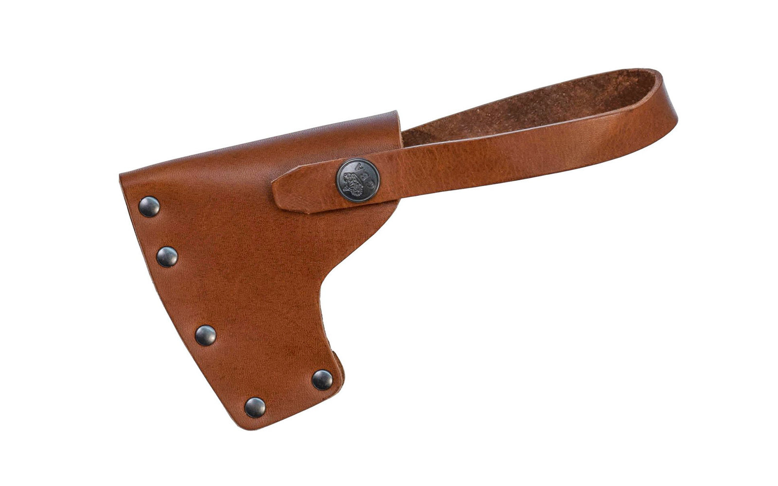 Gränsfors Bruk grain leather sheath is designed for the Splitting Hatchet No. 439 & Small Splitting Axe No. 441. The vegetable-tanned leather is free from heavy metals & is biodegradable. 7391765441089. Model 441C