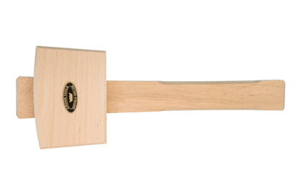 4" Beechwood mallet made by Crown Tools in England. Model 105. High quality mallet is very sturdy & durable. Manufactured from the finest kiln dried Beech. Great for woodworking applications, chisel work, cabinet making, boat building, furniture work, & other uses. Handle is not lacquered. Made in Sheffield, England. 