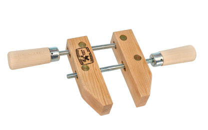 2" Opening Capacity - 4" Jaw Length - Fine quality hard maple jaws apply even pressure to a broad area. Bench clamp for gluing & assembly work. Spindles & swivel nuts are made of cold drawn carbon steel. Threads have double leads for rapid operation & close tolerances for extra years of wear. Made in USA. 099687000045