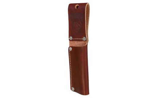 Occidental Leather Universal Tool Holder Holster - Model 5014 - Fits up to a 3" work belt - Leather Tool Holster - 1-1/4" projection - Riveted Hand Made - 759244006308 - Occidental Leather Tool Holder - Universal Leather holster with open bottom. For squares, pliers, side cutters, tin snips, large crescent wrenches