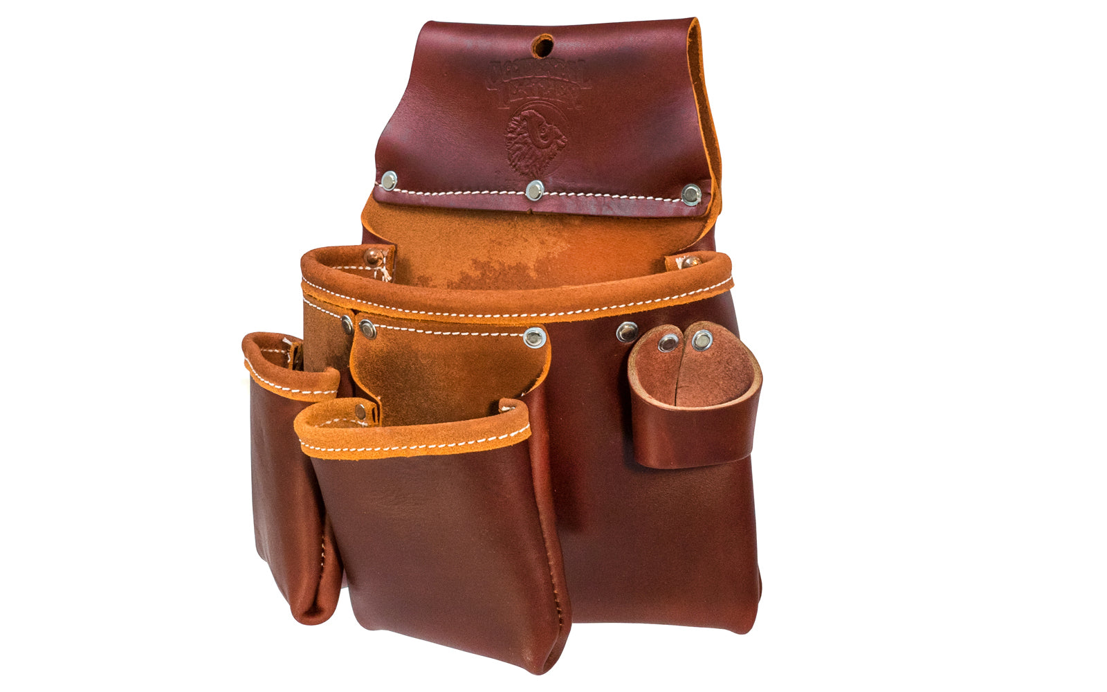 Brown Genuine Leather Utility Belt Pouch