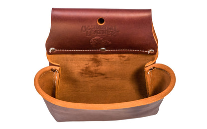 Occidental Leather Large Pouch ~ Model 5024 - Fits a 3" work belt - Pouch - Utility Bag - Made of genuine leather - Made in USA - Single Leather Bag - Tool Bag - 759244007800 - Occidental Leather's largest single pouch all leather bag. Extra large deep bag without tool holders. - Occidental one pocket bag - One Pouch