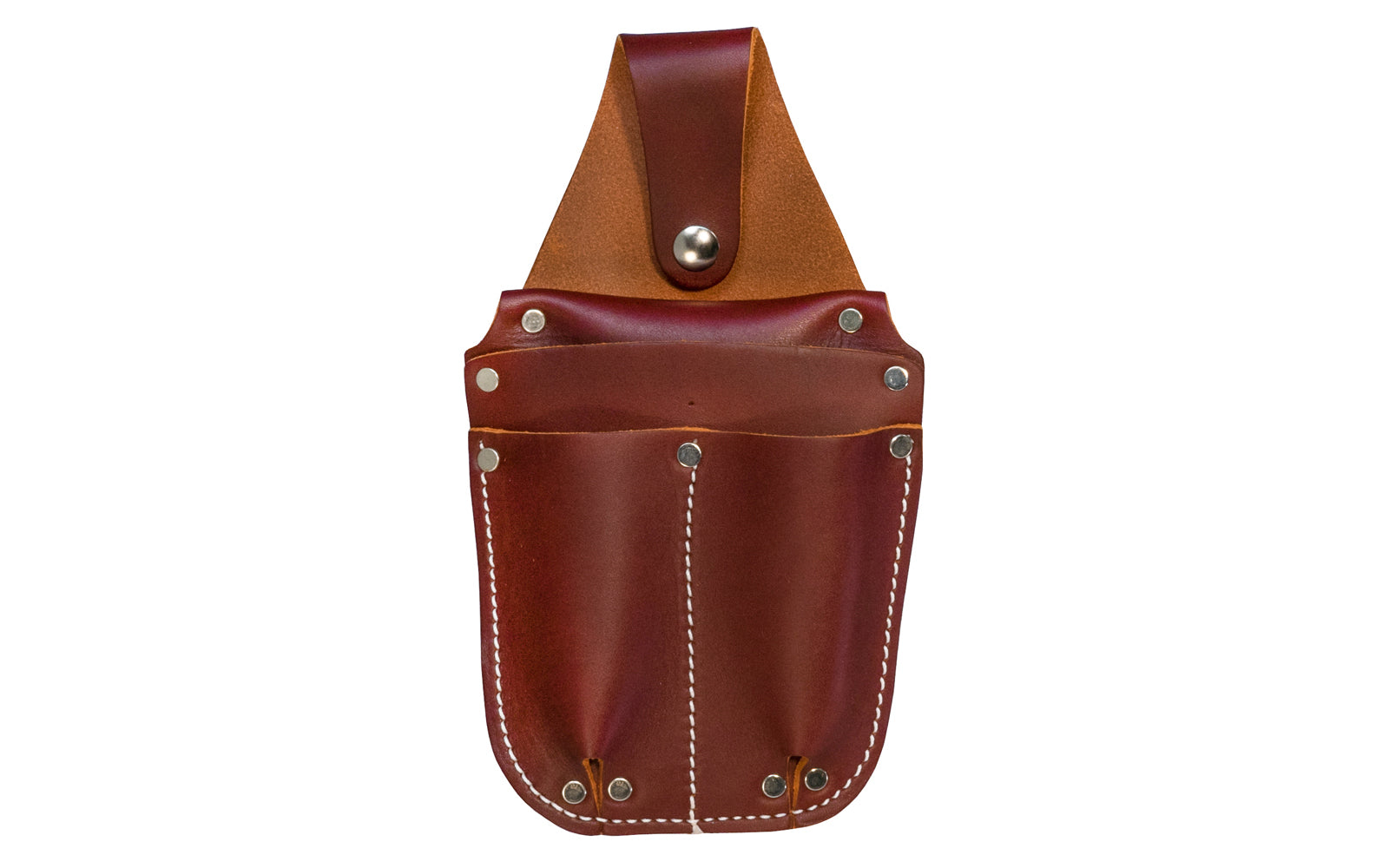 Occidental Leather 4-pocket Organizer Caddy ~ 5057 - Fits up to 2" work belt - Fits in your pocket - Leather Pocket Organizer - Riveted - Holster - Hand Made - Leather - Occidental Holder - Occidental Leather Pocket Caddy - Tool Holder - Ideal for small repair work, shop workers, gardeners, farm repair, & cabinetmakers