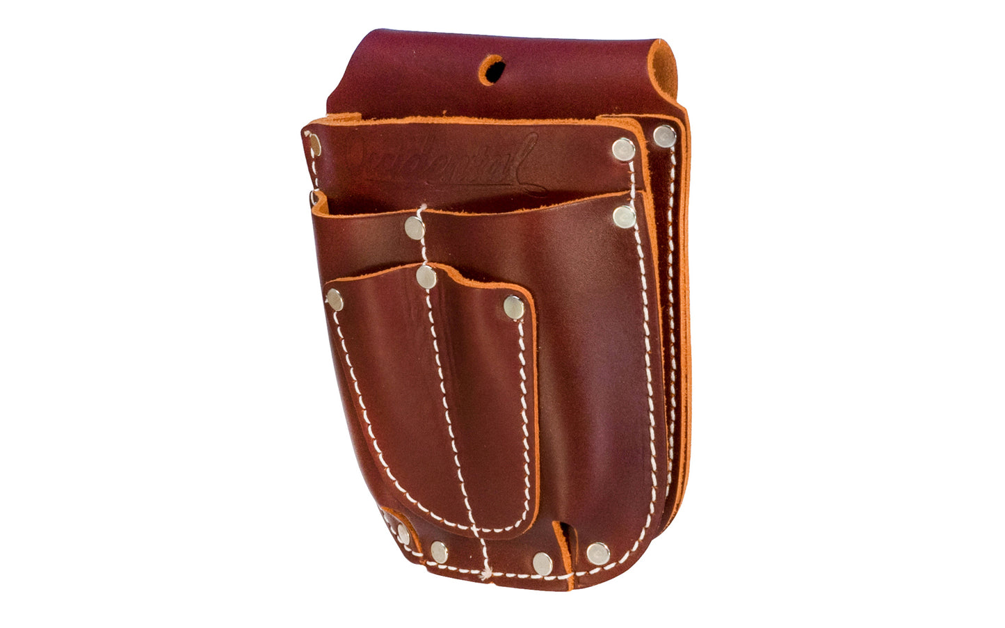 Occidental Leather 5-pocket Organizer Caddy ~ 5100 - Fits up to 2" work belt - Leather Pocket Organizer - Riveted - Holster - Belt Caddy  - Occidental Holder - Occidental Leather Pocket Caddy - Tool Caddy - 5 pocket tool organizer Ideal for small repair work, shop workers, gardeners, farm repair, & cabinetmakers - Five Pocket Caddy