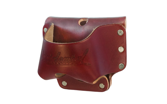 Made in USA - Occidental Leather high mount Large Tape Holder Holster ~ Model No 5137 ~ Quality leather high mount tape pocket holds up to a 35’ tape or the "FatMax". Accepts up to 3" work belt - Fits up to a 3" work belt - High Quality - Large Tape Holder - Riveted - Tape Holster - Hand Made - 759244222203 - Leather 