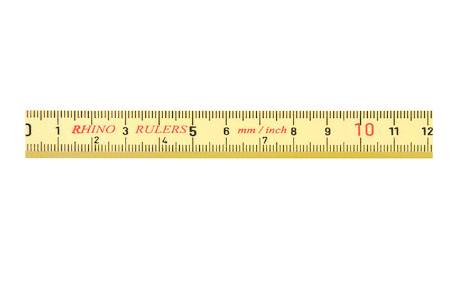 Rhino 6' Inch / Metric Reading Fiberglass Folding Ruler – Hardwick & Sons
