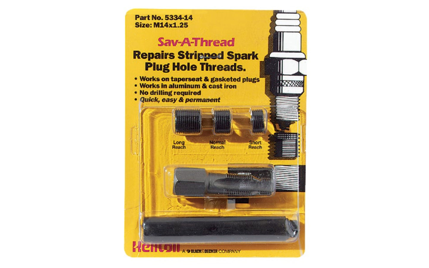 HeliCoil M14 x 1.25" Spark Plug Thread Repair Kit