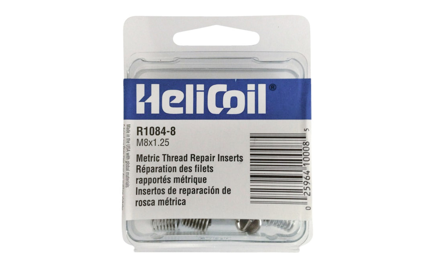 HeliCoil M8 x 1.25 Thread Inserts - 12 Pack