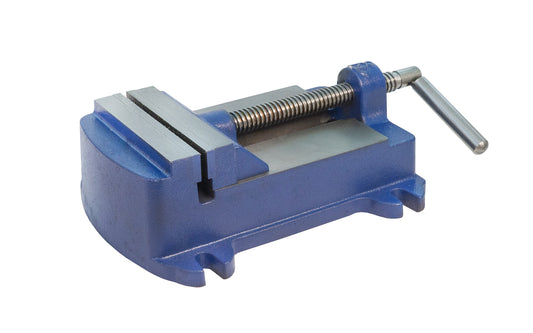 Eron Japanese 5" Drill Press Vise - E-103-5. Main screw with acme thread for smooth operation & allows for powerful clamping. 5" jaw width.  Made in Japan.