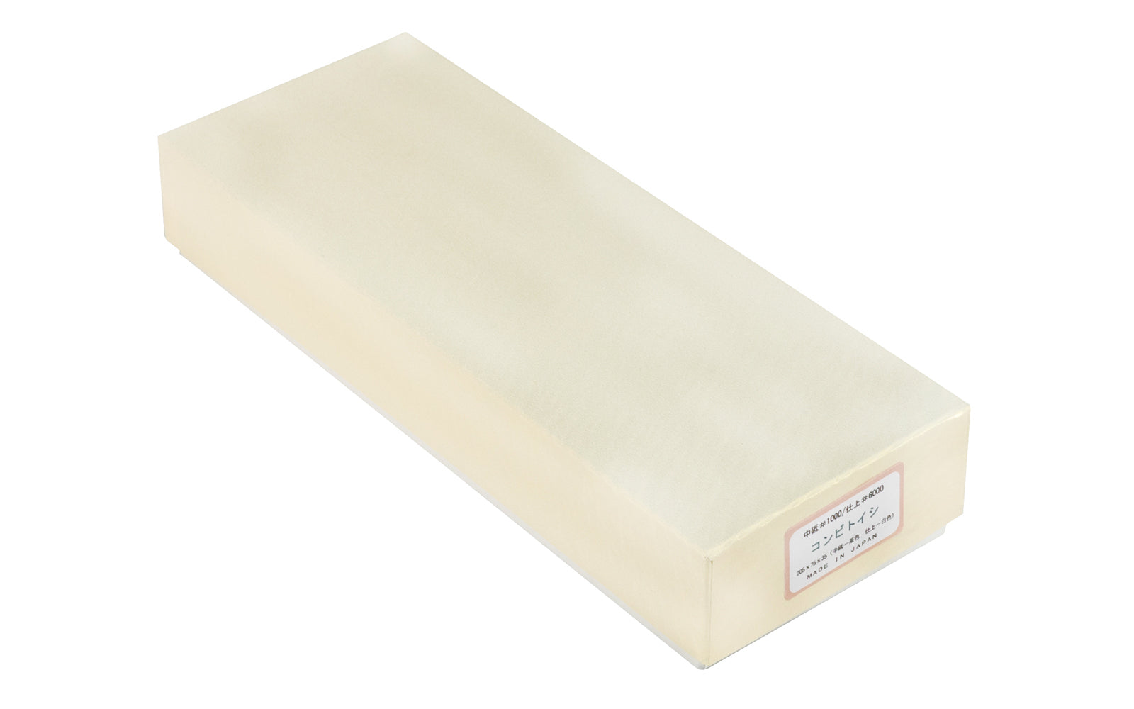 This Japanese Imanishi Double Sided Waterstone - 1000 / 6000 Grit is for sharpening carving tools, knives, planes, & kitchen knives, etc. This combination whetstone has a 1000 grit side for general sharpening, & a 6000 grit side for finish sharpening. Includes a rubber mat. Soak stone in water before use.