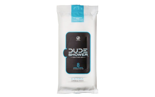 Dude Shower On-The-Go Wipes