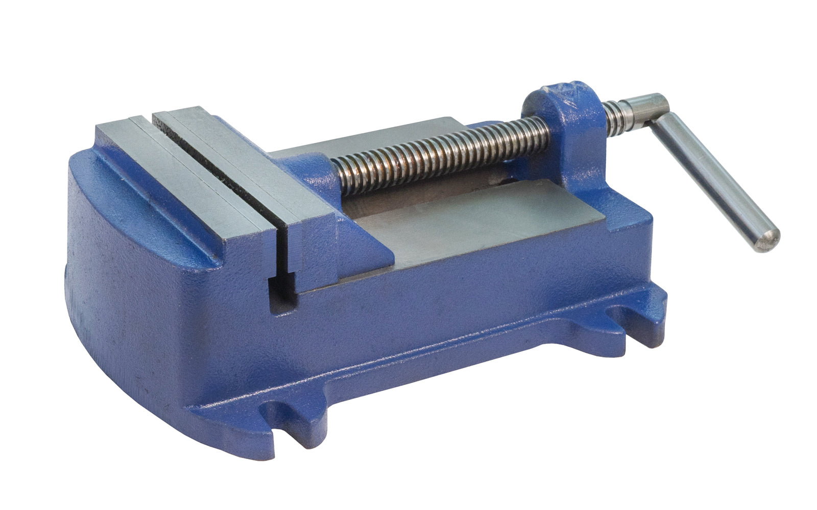 Eron Japanese 6" Drill Press Vise - E-103-6. Main screw with acme thread for smooth operation & allows for powerful clamping. 6" jaw width.  Made in Japan.