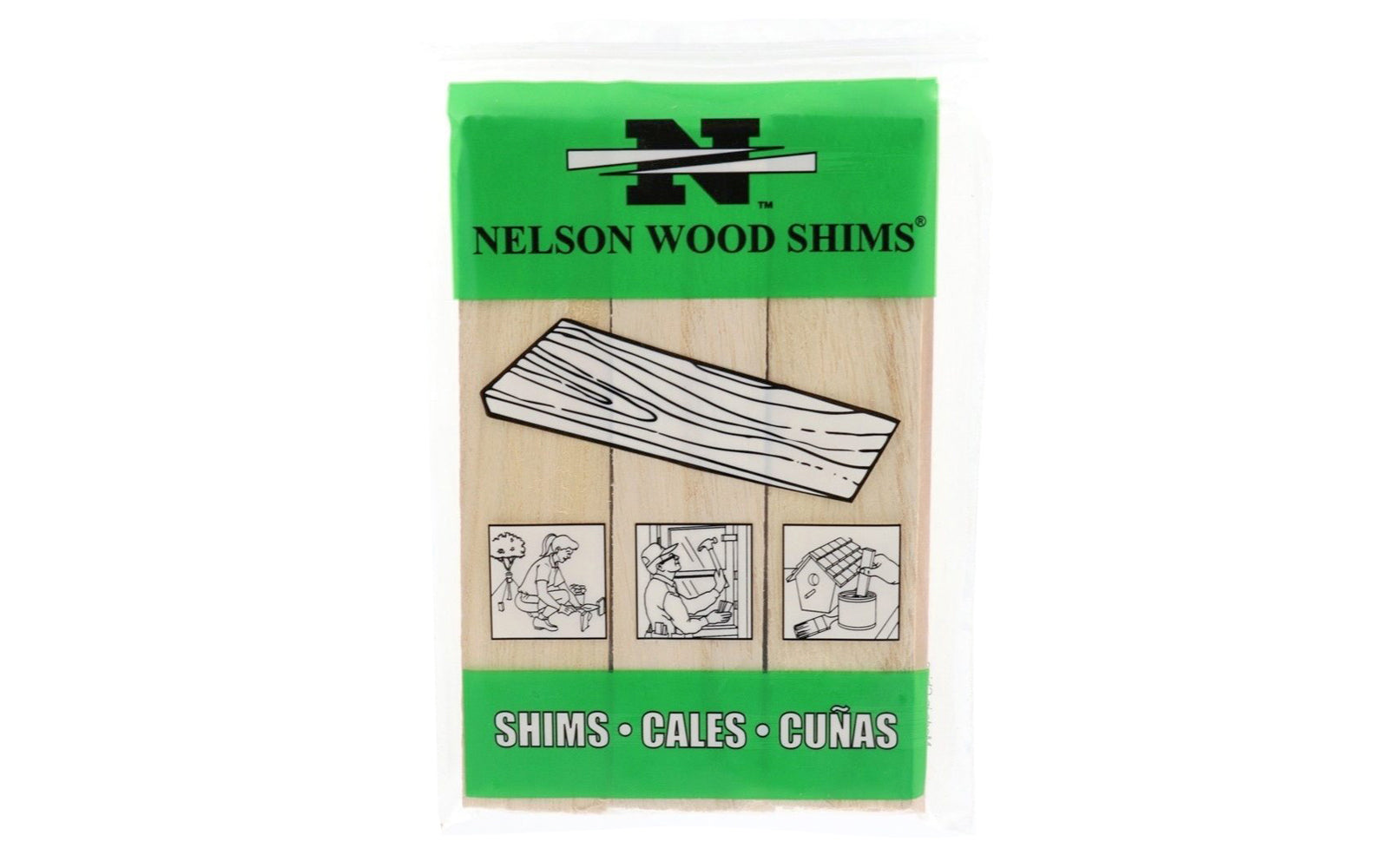 Nelson Wood Shims - 6 Long ~ 9 Pack