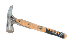 This 16 oz Dalluge Titanium hammer has a patented deep "V" head design which provides faster, greater power at point of impact with less stress & arm fatigue. Mill waffle Face Magnetic nail slot. Vaughan Mfg. 698250071804. Vaughan Titanium Hammer. Hickory hardwood handle. Dalluge "DDT 16" Hammer. Model No 7180. 