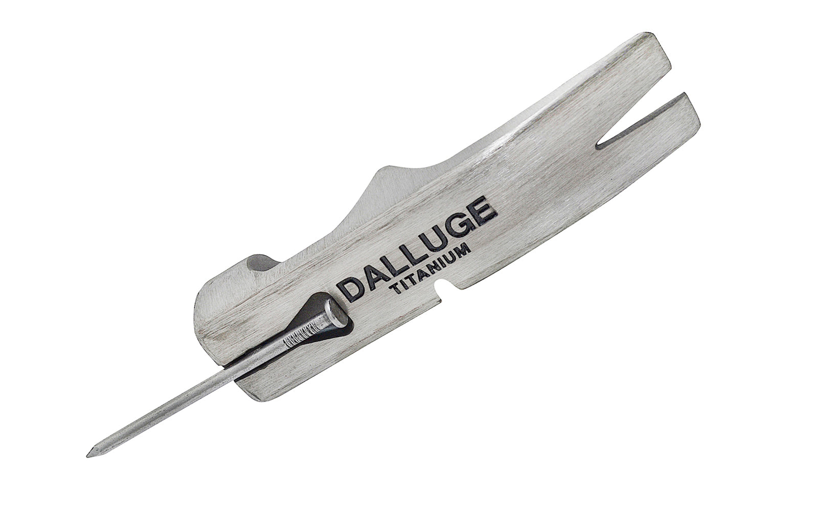 This 16 oz Dalluge Titanium hammer has a patented deep 