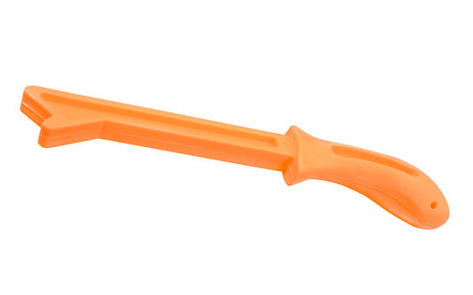 This push stick is 11" long & has a comfortable grip handle. Keeps your fingers away from cutting edges. 744391116154