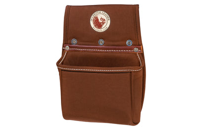 Occidental Leather Rafter Square Pouch ~ 8383 - This is a versatile bag with a sleeve holder for the rafter square that allows easy access with either hand. Plus capacity for tools & fasteners. Ideal for that third bag. Accepts a 3" work belt. Made of nylon material with a foam core - One Pouch - Brown - 759244313208