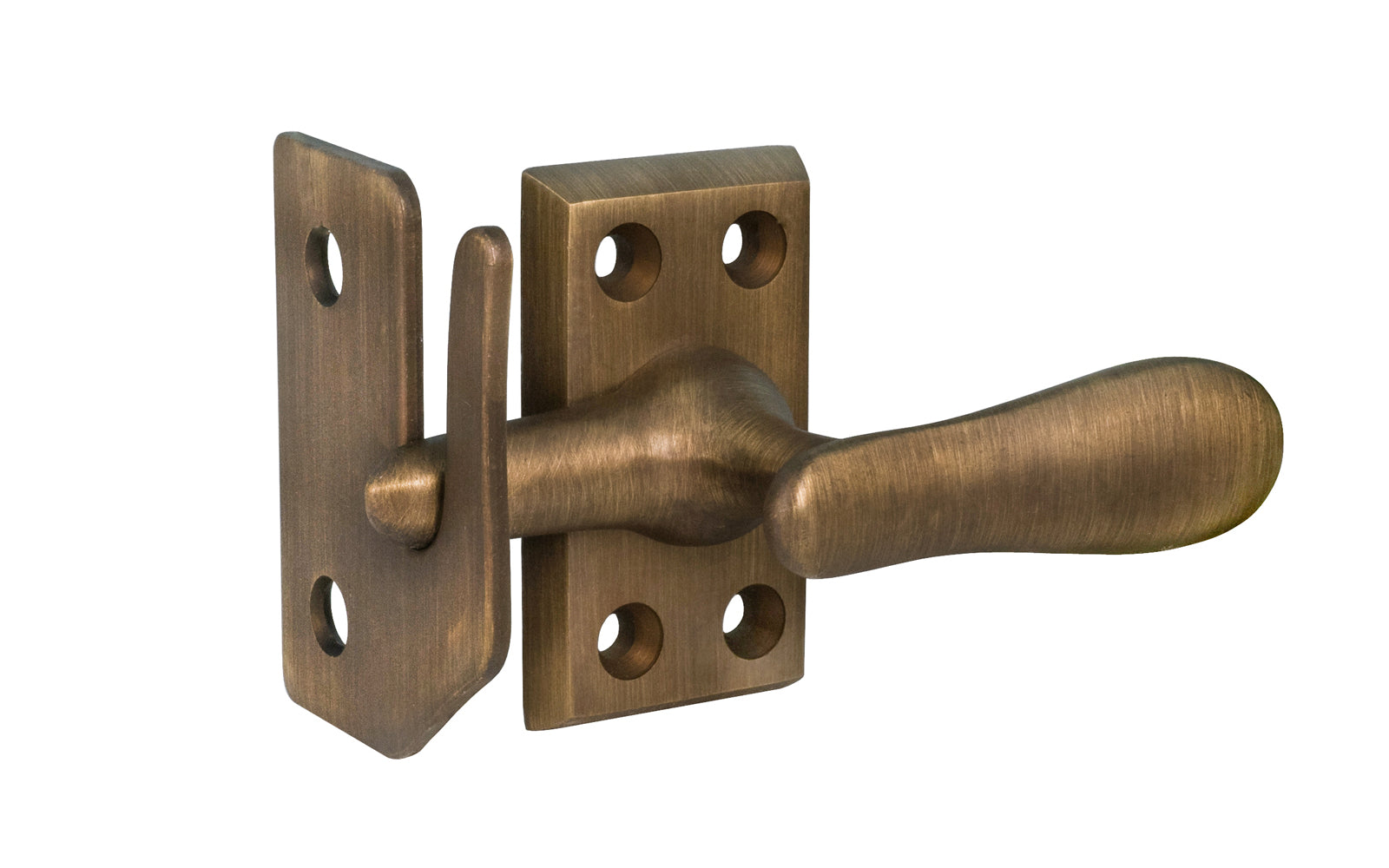 Classic & Traditional Solid Brass Casement Window Latch ~ Large Size. 2