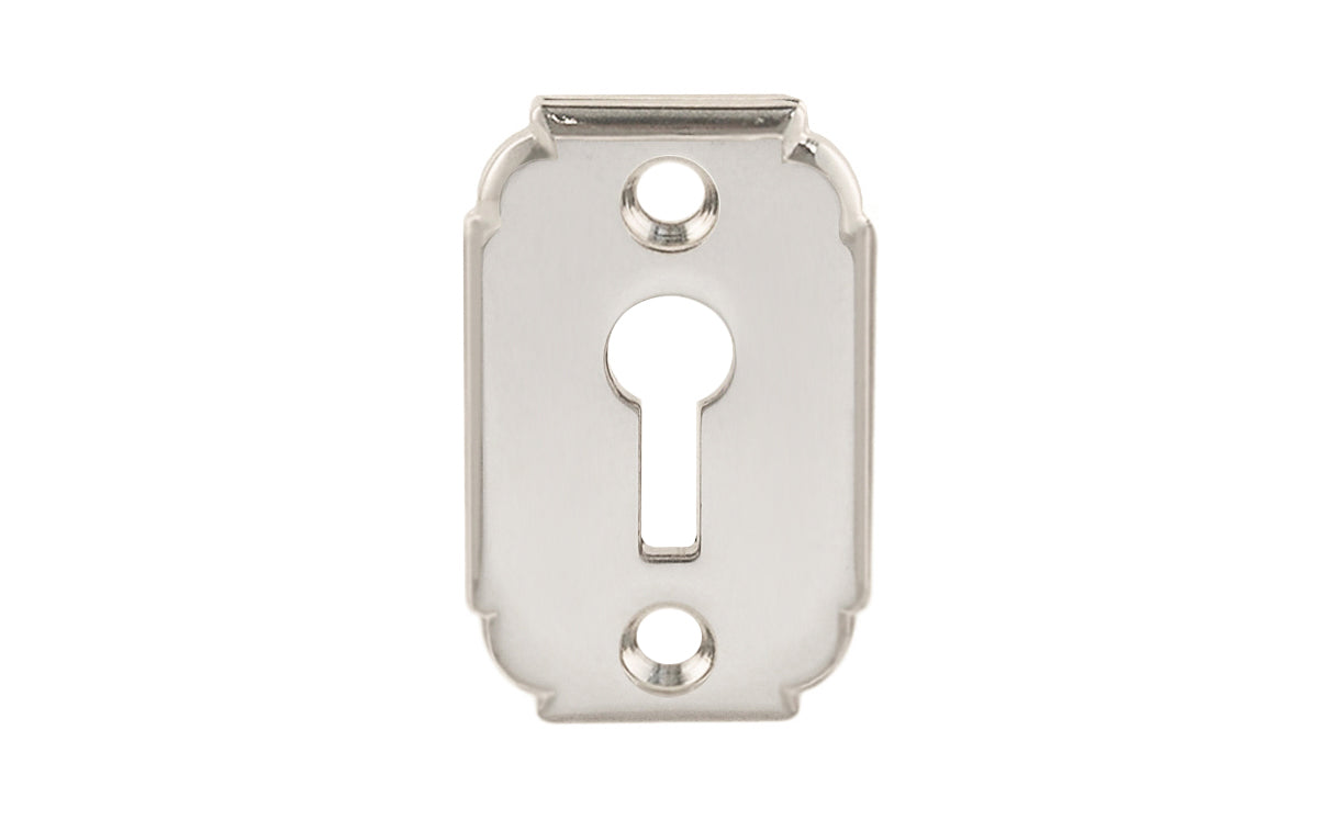Scratchplate Key Lock Solid Brass Keyhole Plate – Hardwick & Sons