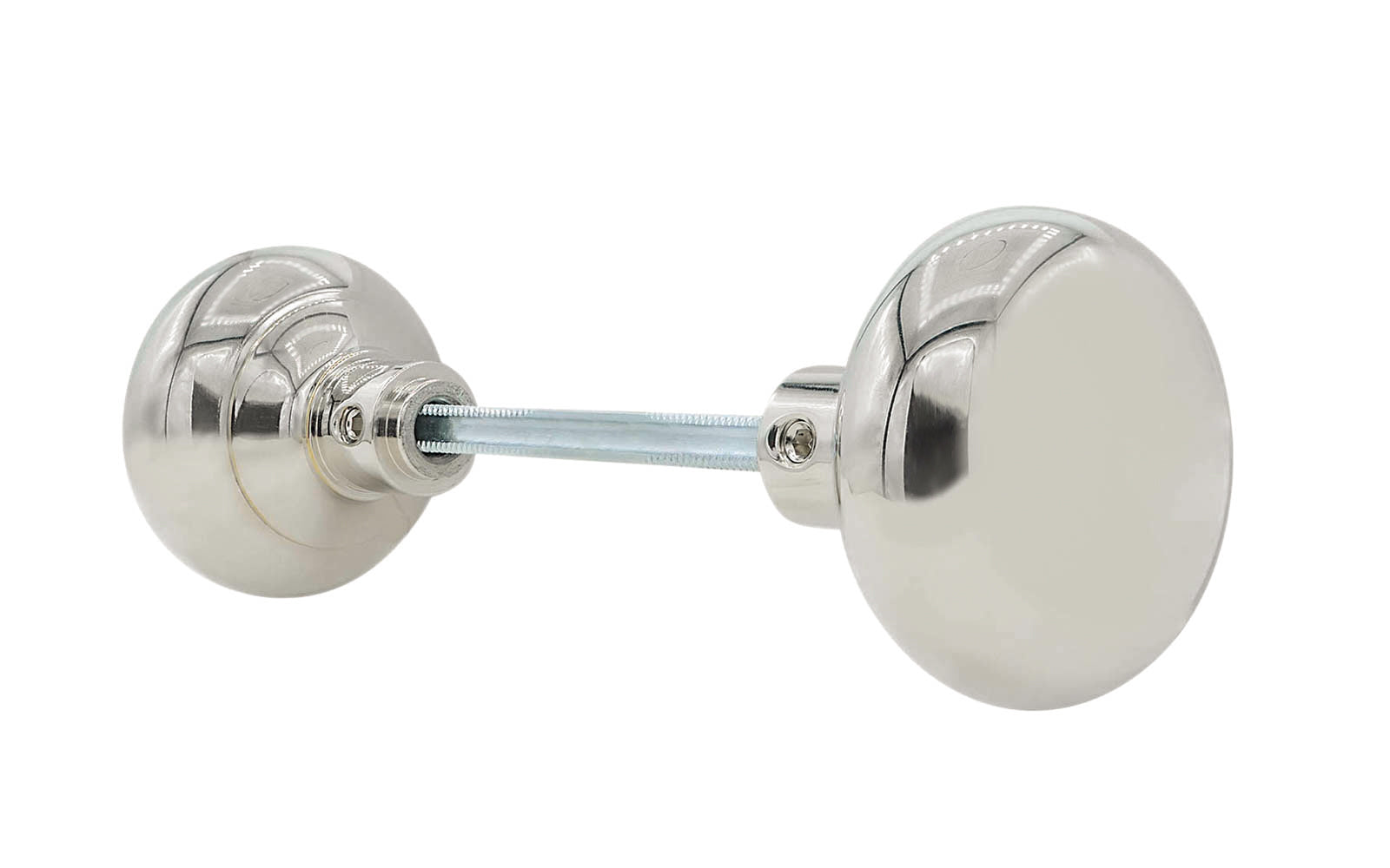 Pair of Classic Brass Smooth Doorknobs – Hardwick & Sons